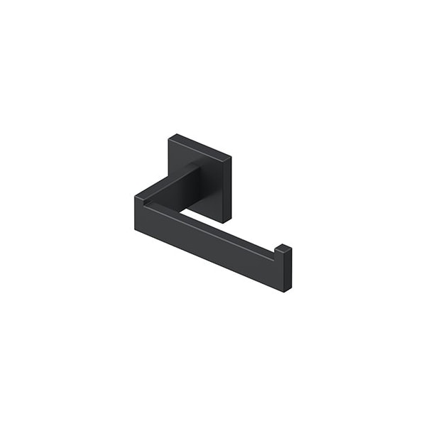 TOILET PAPER HOLDER, SINGLE POST, MM SERIES in Paint Black